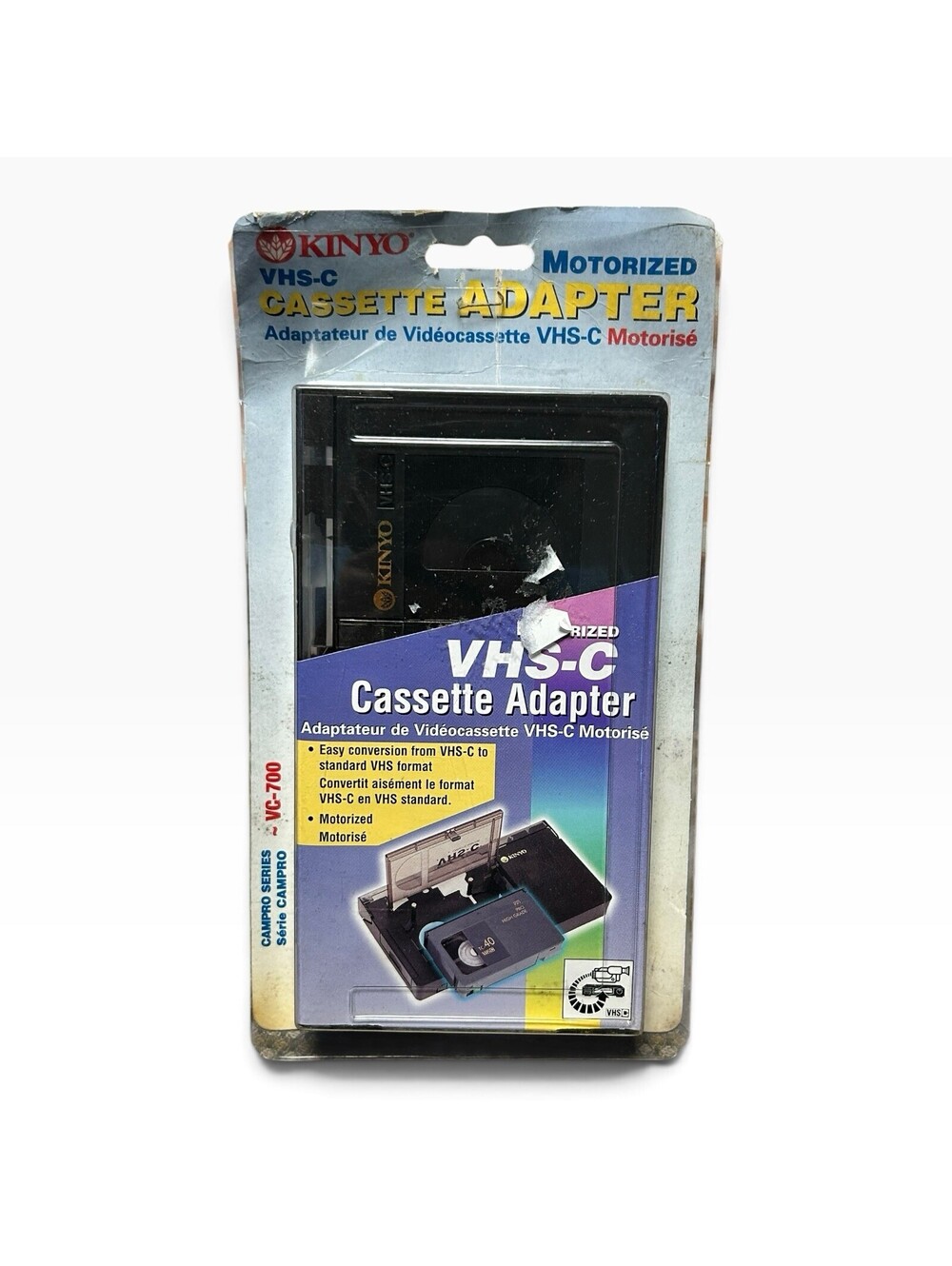 Kinyo VC-700 Motorized VHS-C Cassette Tape Adapter